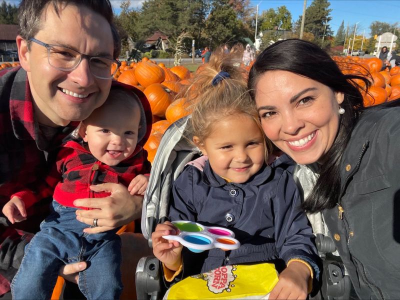 Pierre Poilievre and family Conservative Leader