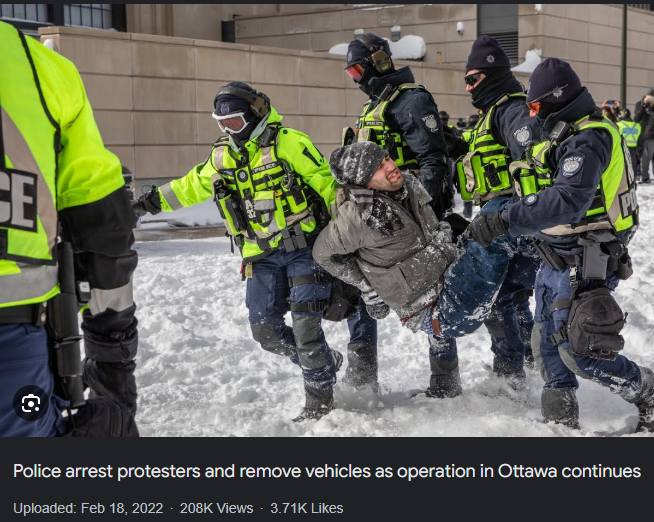 Ottawa convoy turns violent as police arrest protestors